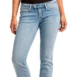 Silver Jeans Co Tuesday Low Rise Slim Bootcut Jeans